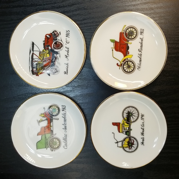 Mid Century Antique Automobile Coaters - Picture 2 of 14